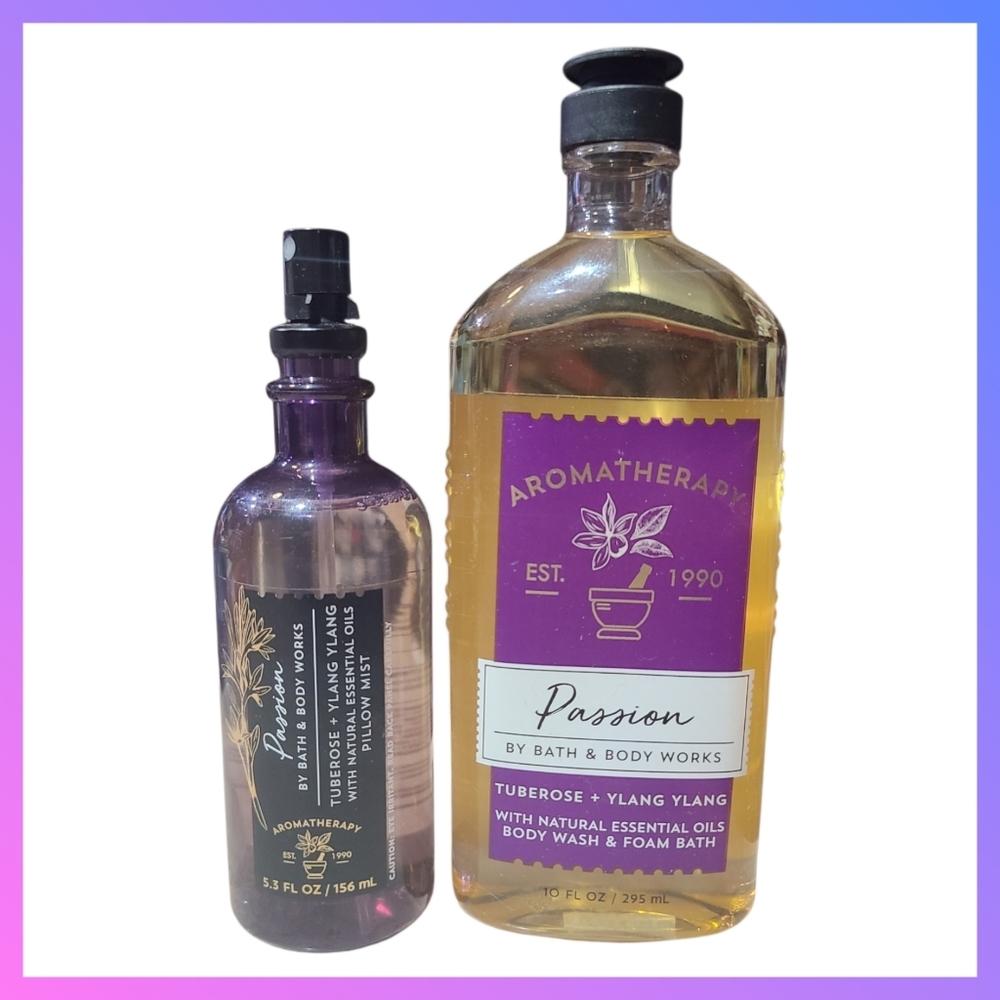 PASSION BODY WASH & ESSENTIAL OIL SET BY BATH & BODY WORKS